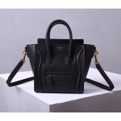 Celine Nano Luggage Handbag In Smooth Calfskin 