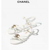 Chanel Flat Leather Sneaker, Size 35-41