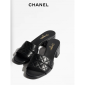 Chanel Lambskin Heeled Mules, Size 35-42