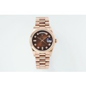 Rolex Day-Date 36mm, Oystersteel, Diamonds， 18K rose gold