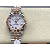 Rolex Datejust 28mm, 31mm, Oystersteel, 18K rose gold