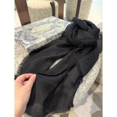 Dior Silk and Cashmere Shawl/Scarf