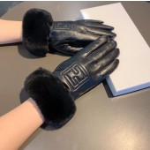 Fendi Lambskin Gloves