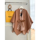 Fendi Fleecewool Cashmere FF Poncho