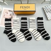Fendi socks ( 5 pairs)