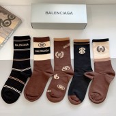 Balenciaga socks ( 5 pairs)