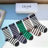 Celine socks ( 5 pairs)