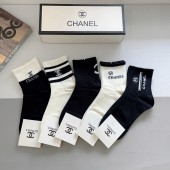 Chanel socks ( 5 pairs)