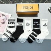 Fendi socks ( 5 pairs)