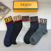 Fendi socks ( 5 pairs)