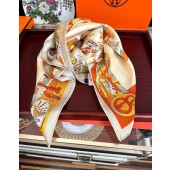 Hermes silk square scarf 90cm