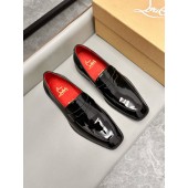 Christian Louboutin Men's leather Loafter, Size 39-46