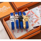 Hermes Clic Genan Bangle-Blue electric
