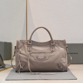 Borsa Le City da donna Balenciaga Medium-Stone beige