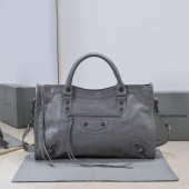 Borsa Le City da donna Balenciaga Medium-Dark grey