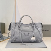 Borsa Le City da donna Balenciaga Medium-Light grey