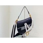 Christian Dior Saddle Bag with Strap 