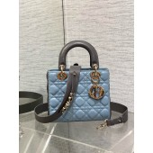 Two-tone Small Lady dior My ABCDior Bag