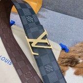 Cintura LV Initiales 40 MM Reversibile 