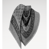 LV Lock and Go denim Shawl 