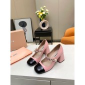 Miu Miu Leather Shoes Size 35-40, Heel 4.5cm, 7.5cm