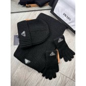 Prada Set von Kaschmir Scalp / Cappello / Guanti