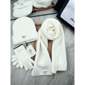 Prada Set von Kaschmir Scalp / Cappello / Guanti