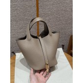 Borsa Hermes Picotin Lock 18/22-Gris Tourtlle