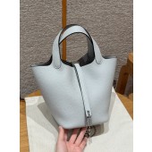 Borsa Hermes Picotin Lock 18/22-Blue Pale