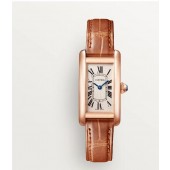 Swiss Orologio Tank de Cartier, quarzo