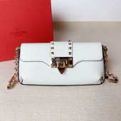 Valentino Rockstud Brushed Calfskin Shoulder Bag