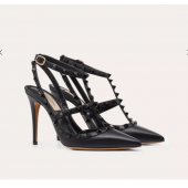 Valentino Rockstud ankle strap pump 10cm, Size 35-41