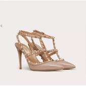 Valentino Rockstud ankle strap pump 10cm, Size 35-41