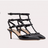 Valentino rockstud patent pumps with strap 6.5cm, Size 35-41