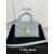 Celine Teen Nino Bag in Smooth Calfskin-Light blue