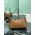 Prada Aimée medium leather shoulder bag-Caramel