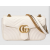Gucci GG marmont Small Shoulder Bag- White leather