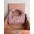 Miu Miu Wander matelassé nappa leather hobo bag-Pink