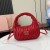 Miu Miu Wander matelassé nappa leather hobo bag-Red