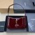 YSL Borsa Hobo LE 5 À 7 in Patent Leather-Dark red wine
