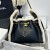 Chanel 25 Small handbag in Shearling Sheepskin-Black/white
