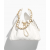 Chanel 25 Small handbag -White Caviar leather 