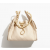 Chanel 25 Small handbag -Beige Caviar leather 
