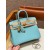 Hermes Birkin 25/ 30  in Epsom Leather- blue atoll