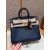 Hermes Birkin 25/ 30  in Epsom Leather-blue saphir