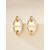 Hermes Mini Mailon Earrings-Crème