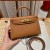 Hermes Mini Kelly Epsom leather-Brown