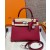 Hermes Kelly 25 / 28  in Epsom Leather-Ruby