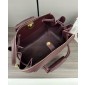 Loewe Small Madrid bag in supple calfskin-Burgundy