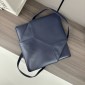 Loewe Medium Puzzle Fold Tote -deep blue